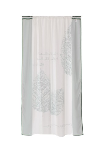 小窓カーテン コロネットリーフ 巾広 丈が長い 約幅140×長さ200cm ...
