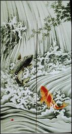 鯉の滝登り 全体画像