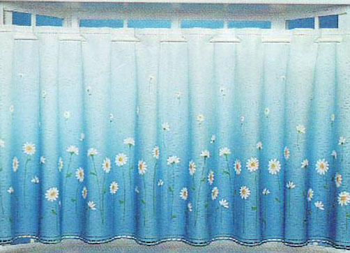 カフェロール　マーガレット　ブルー 全体画像