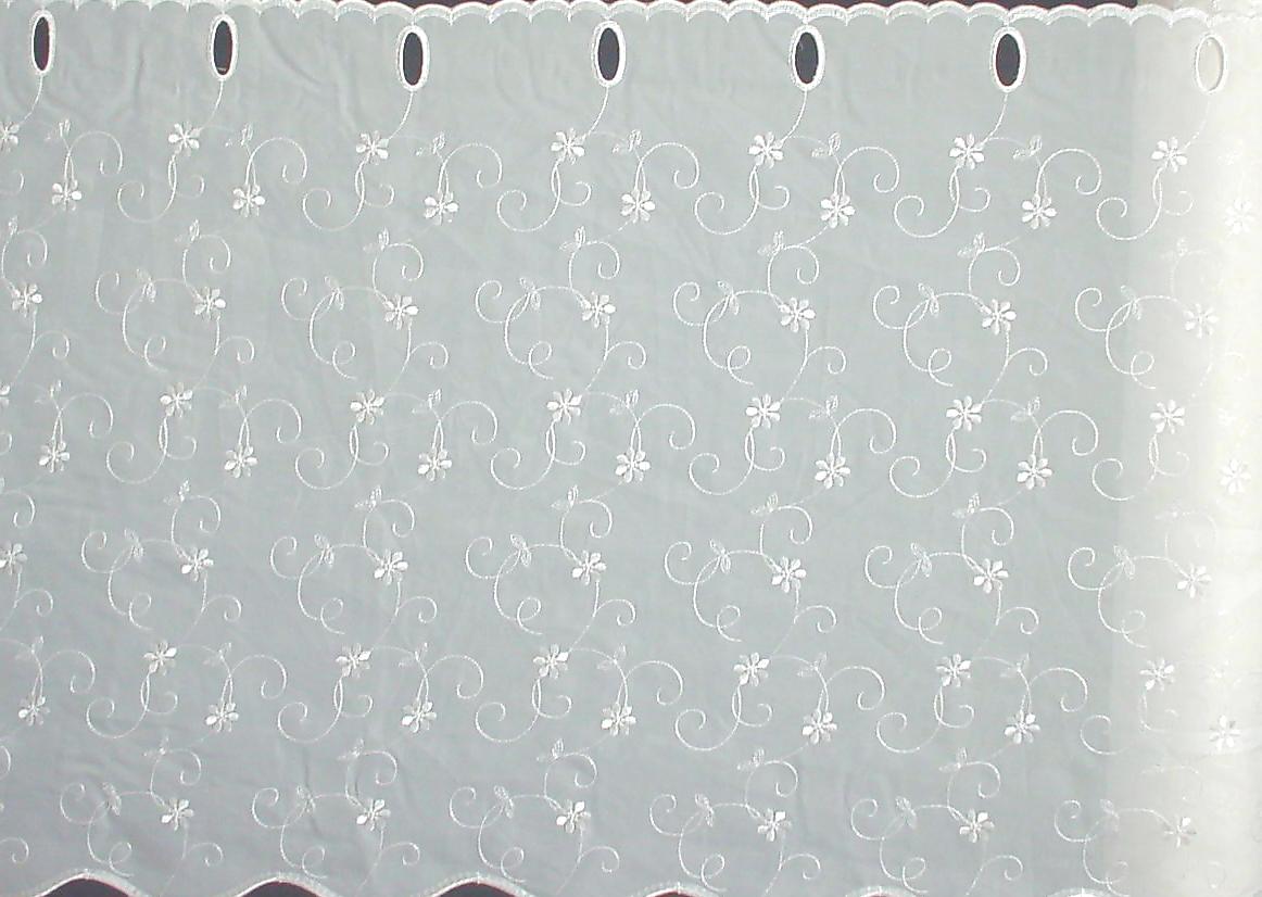 カフェロール　ボイル刺繍８０　WH 全体画像