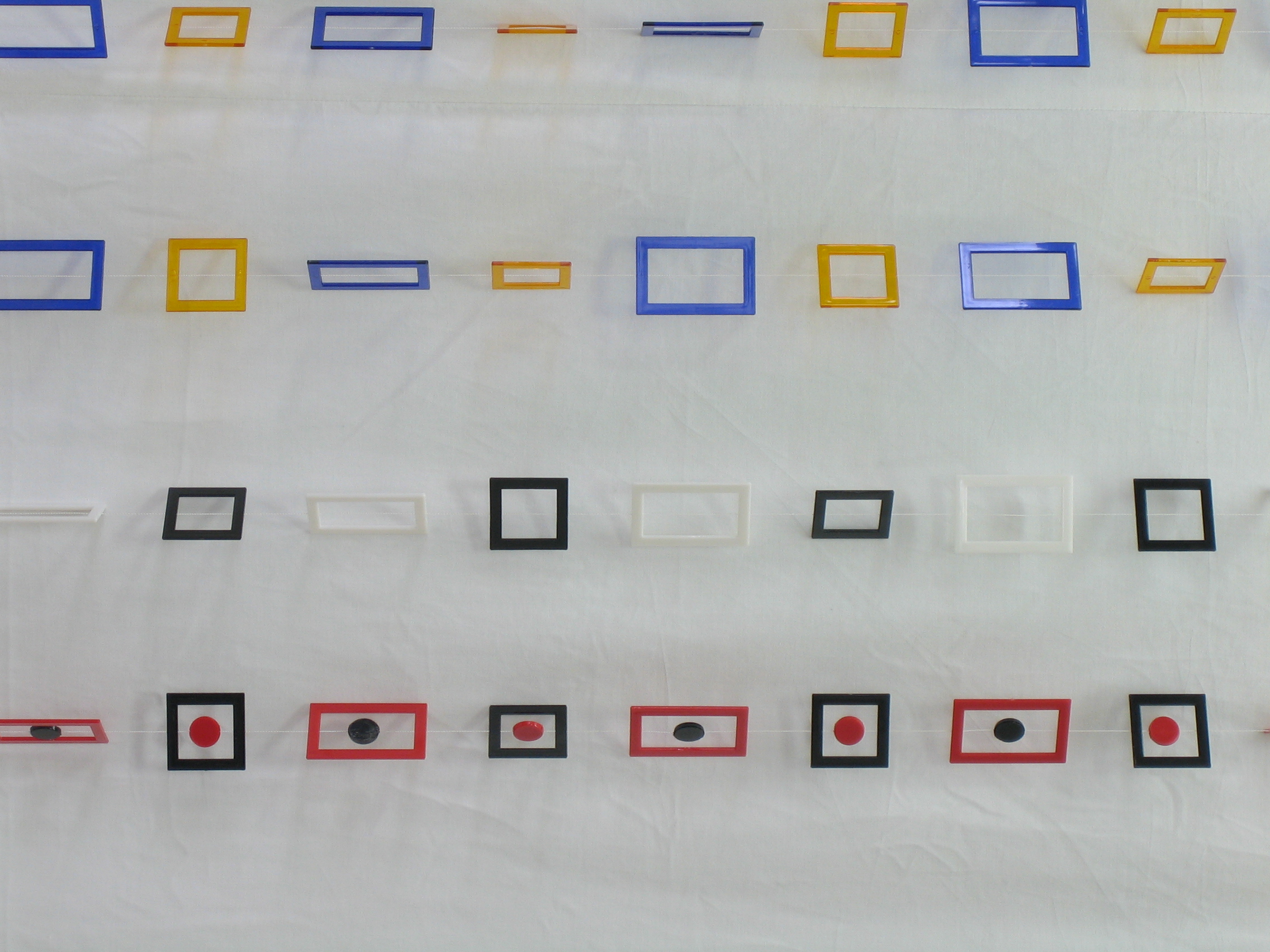 ビーズのれん　スクエアー 画像