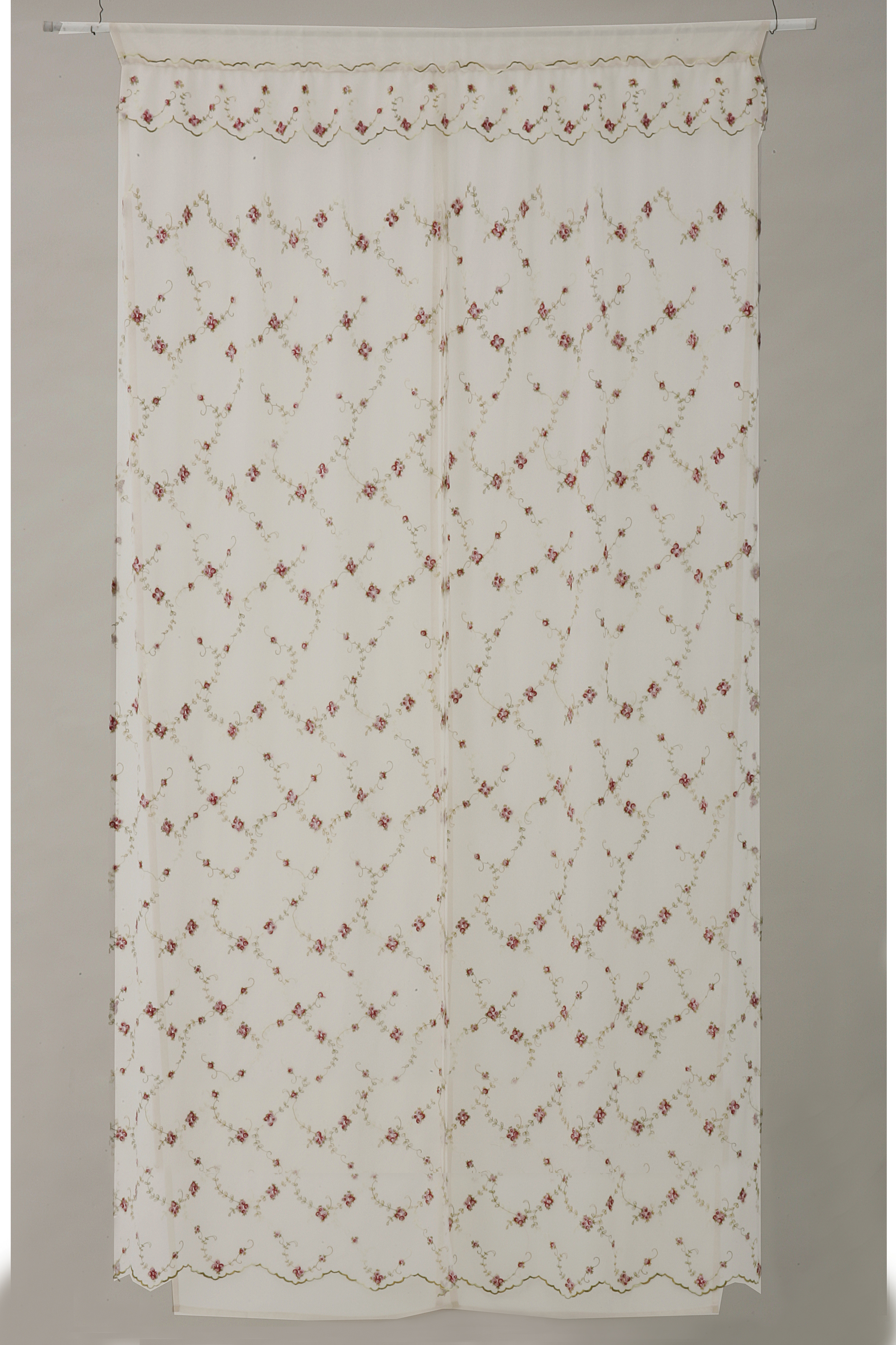 二重式チュールのれん　170 全体画像