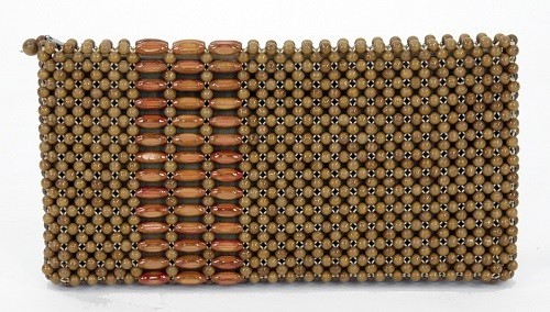 ★国産★竹素材のクラッチバッグ★ポーチ★小物入バッグ★CH13x20 RE/RE 日本製（Made in Japan） 全体画像