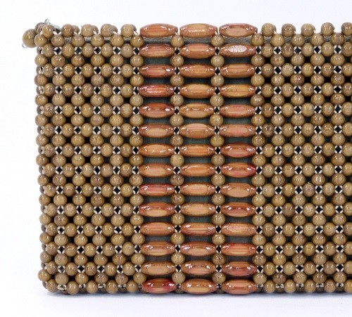 ★国産★竹素材のクラッチバッグ★ポーチ★小物入バッグ★CH13x20 RE/RE 日本製（Made in Japan） 画像