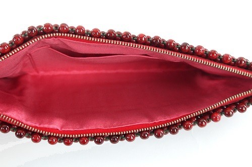 ★国産★竹素材のクラッチバッグ★ポーチ★小物入バッグ★H20 20 RE 日本製（Made in Japan） 画像