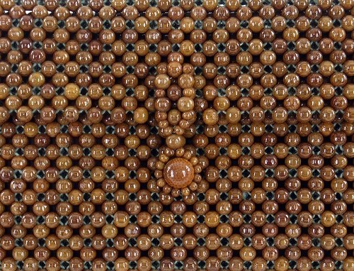 ★国産★竹素材のクラッチバッグ★ポーチ★小物入バッグ★MB34 BR 日本製（Made in Japan） 画像