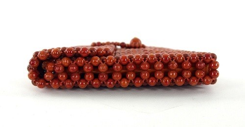 ★国産★竹素材のクラッチバッグ★ポーチ★小物入バッグ★MB25 LBR 日本製（Made in Japan） 画像