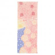 注染手ぬぐい 川と風と桜 花見 さくら てぬぐい はんかち 日本製 ピンク 33×90