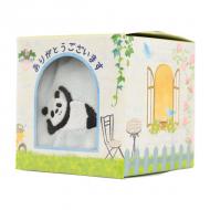 ギフトBOX入り アニマルはんかち パンダ柄 23×23cm